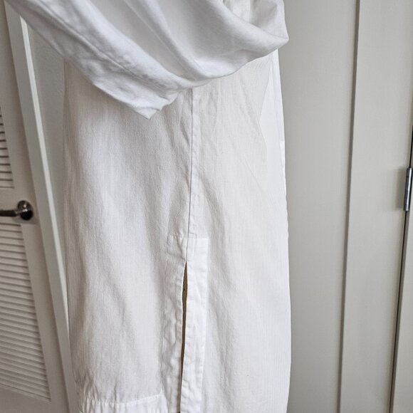 BCBGMAXAZRIA Off the Shoulder Cotton White Blouse in size S - Picture 3 of 7